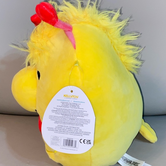 Squishmallows Woodstock Peanuts 8" Stuffed Plush Valentine’s - Picture 2 of 4